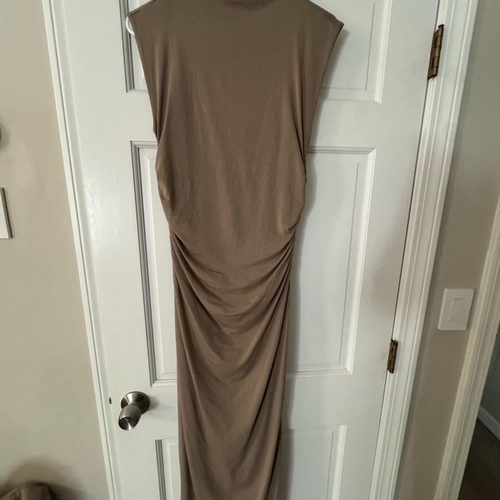 Abercrombie & Fitch Taupe Maxi Dress- worn once!